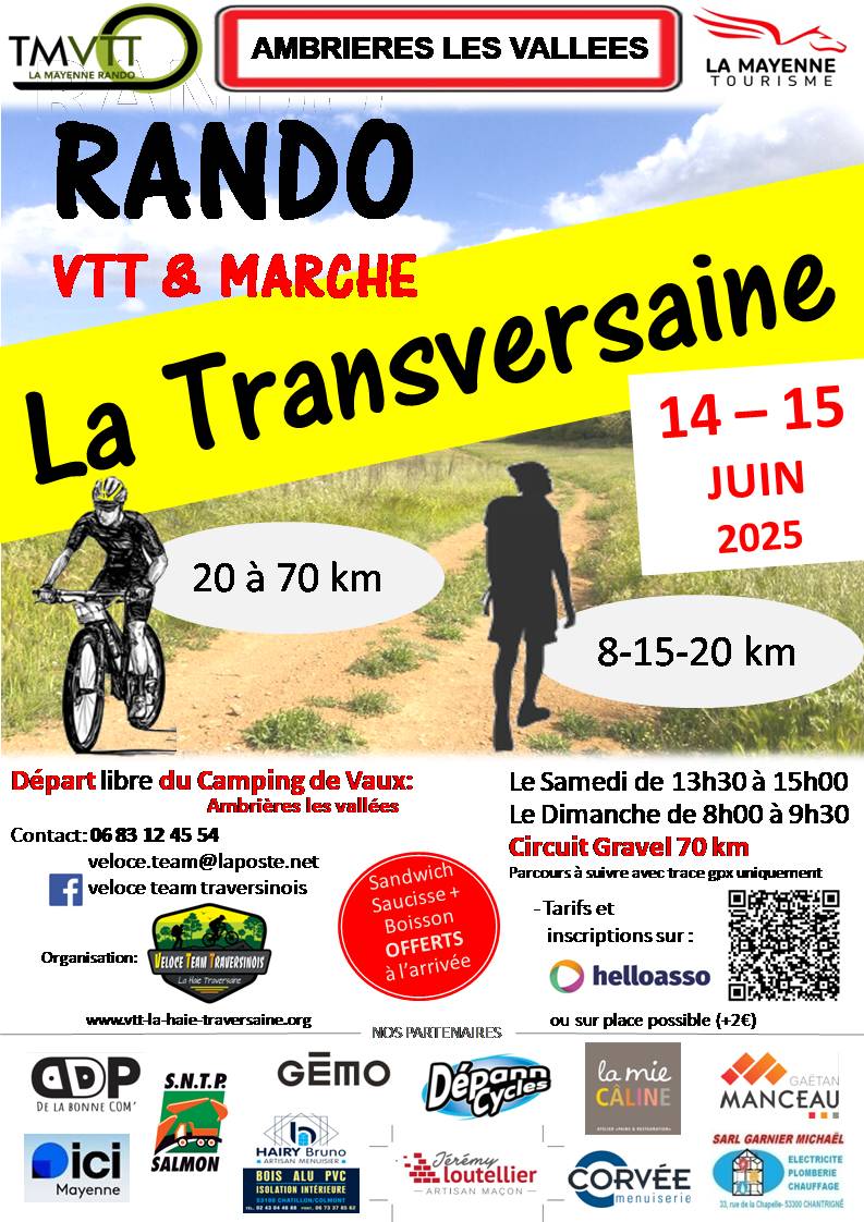 Affiche de LA TRANSVERSAINE à Ambrières-les-Vallées