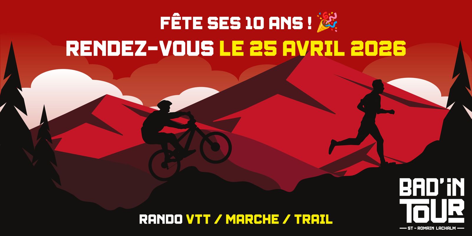 Affiche de Bad' in Tour (9ème édition) à Saint-Romain-Lachalm