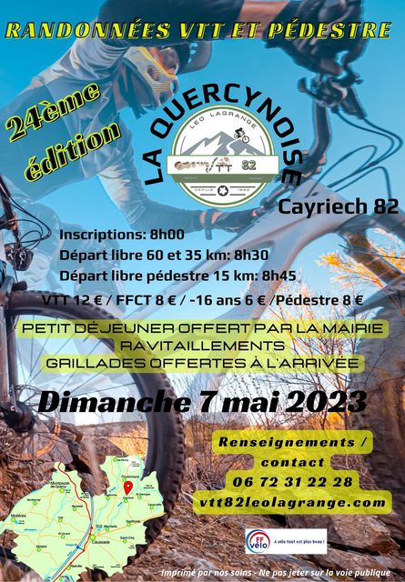 Affiche de La 24ème QUERCYNOISE à Cayriech