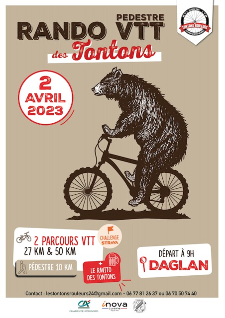 Affiche de La 1ère rando des Tontons à Daglan