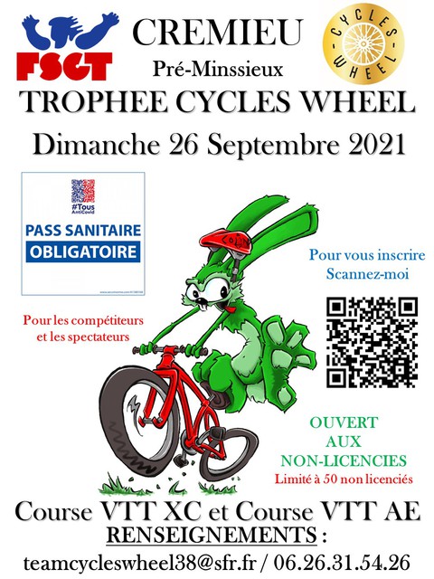 Affiche de Raid Dizimolan, Manche N°3 et Finale du Trophée Cycles Wheel 2023 (4ème  édition) à Crémieu