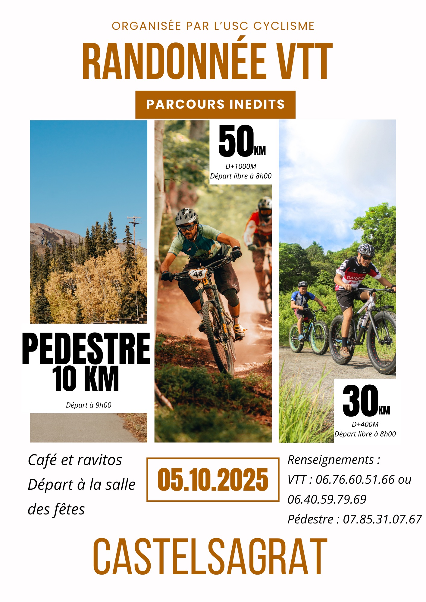 Affiche de Une randonnée VTT (11ème édition) à Castelsagrat