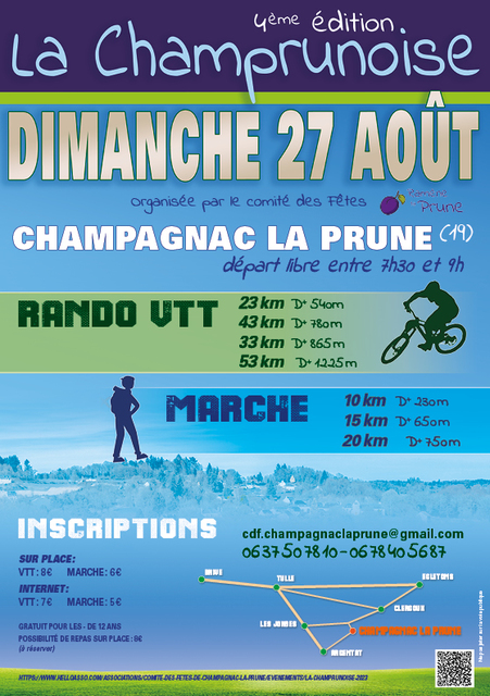 Affiche de La 4ème Champrunoise à Champagnac-la-Prune