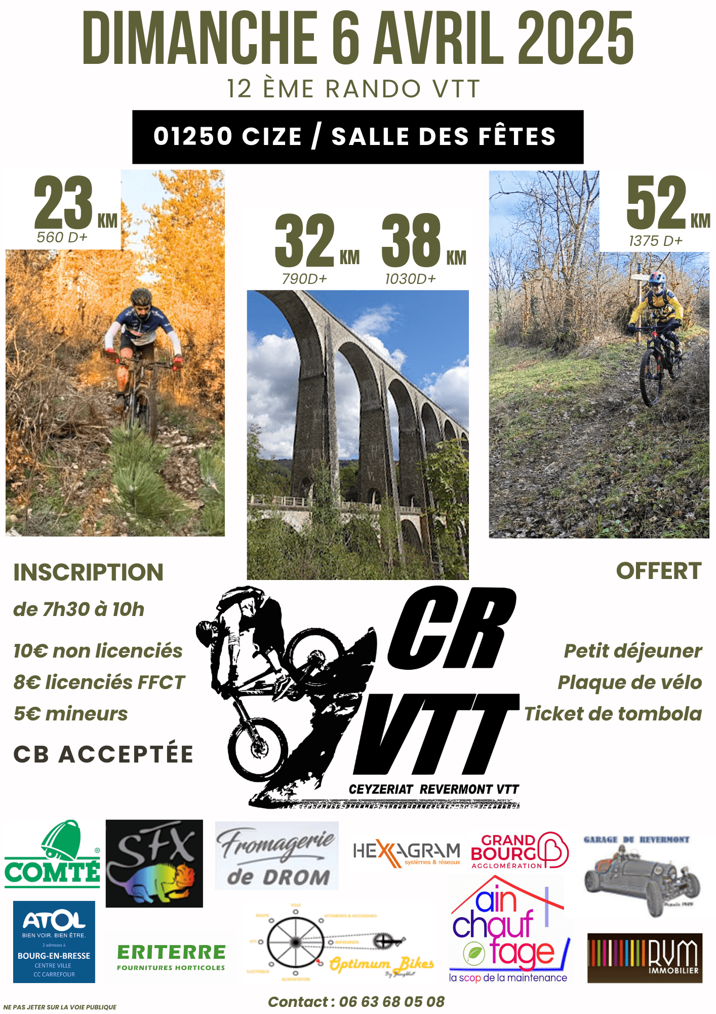 Affiche de La 12ème Ceyzé Revermont - VTT à Cize