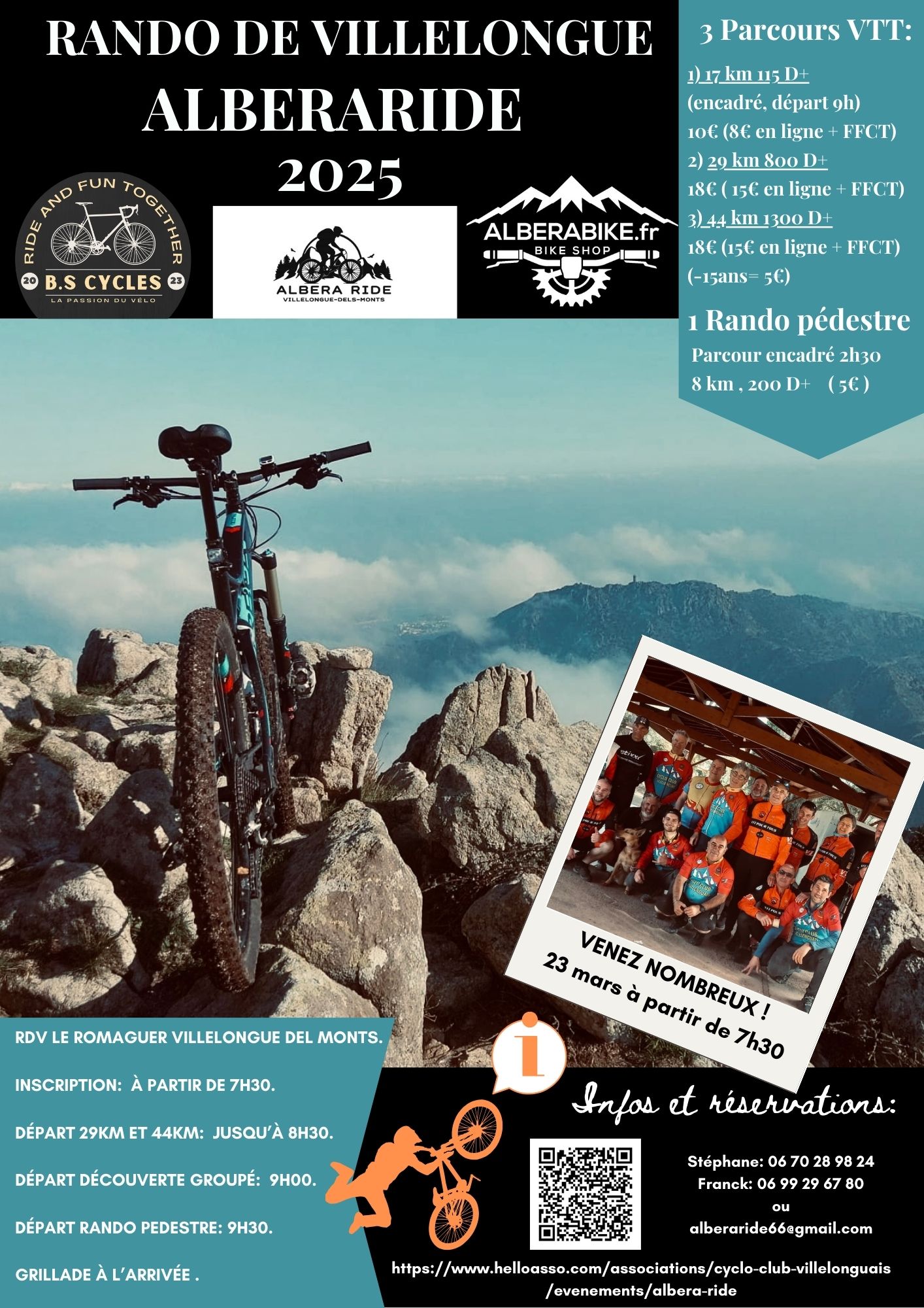 Affiche de ALBERA RIDE (3ème édition) à Villelongue-dels-Monts