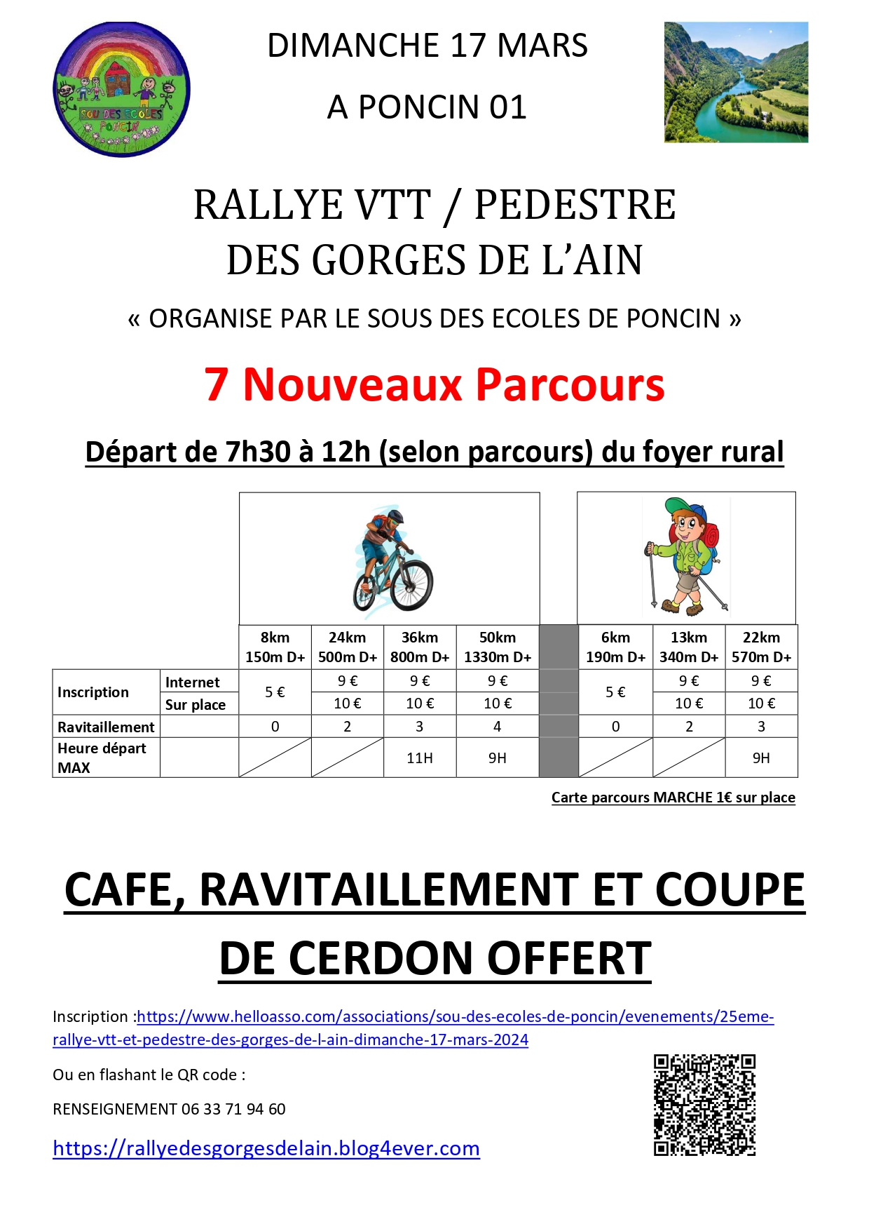 Affiche de Rallye des gorges de l'Ain (25ème édition) à Poncin