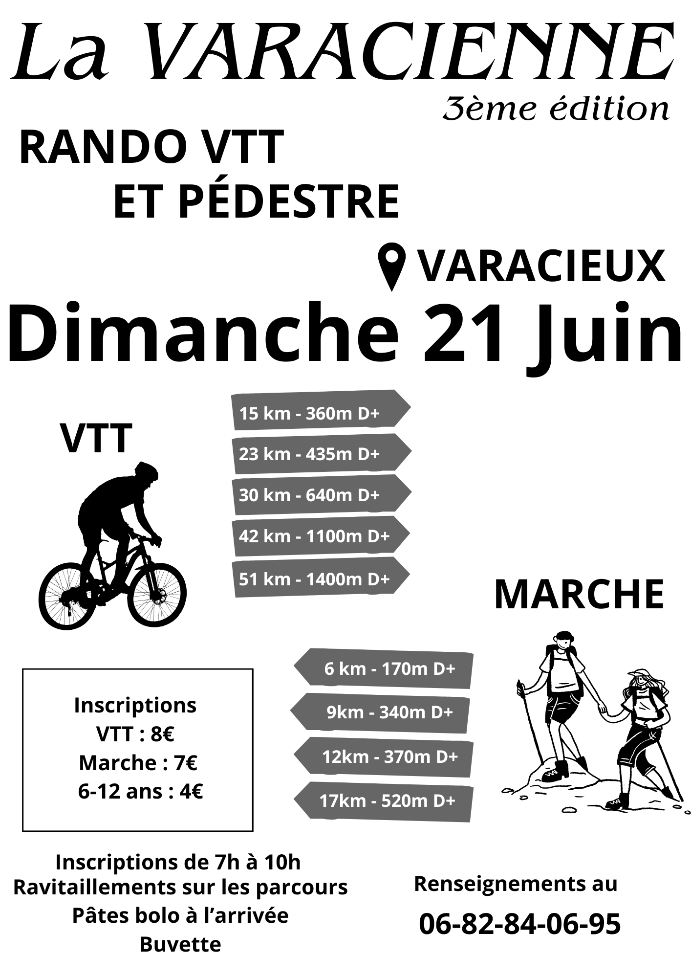 Affiche de La 3ème Varacienne à Varacieux