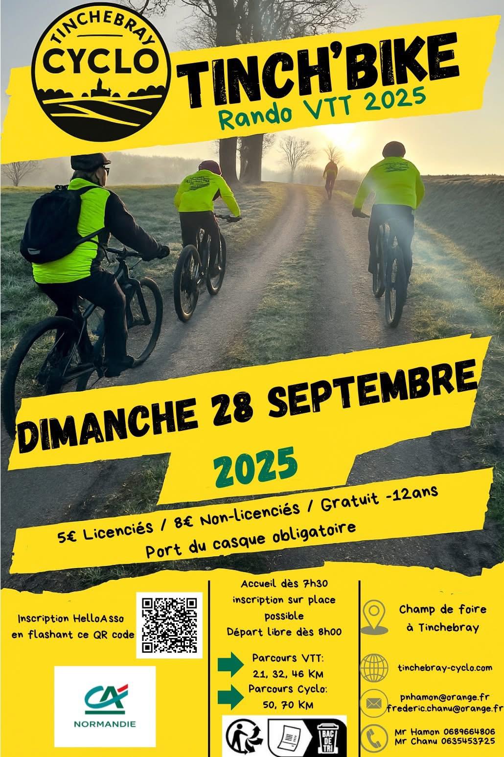 Affiche de Une randonnée VTT (1ère édition) à Tinchebray