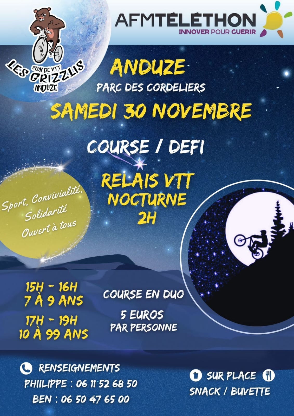 Affiche de Une randonnée VTT (4ème édition) à Anduze