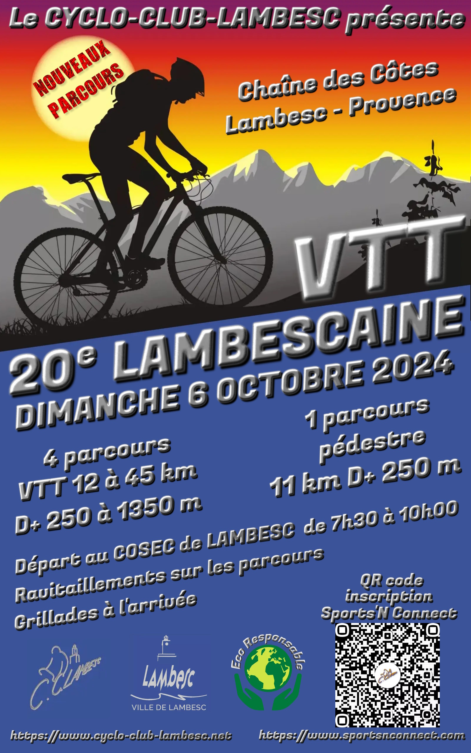 Affiche La 20ème Lambescaine 2024