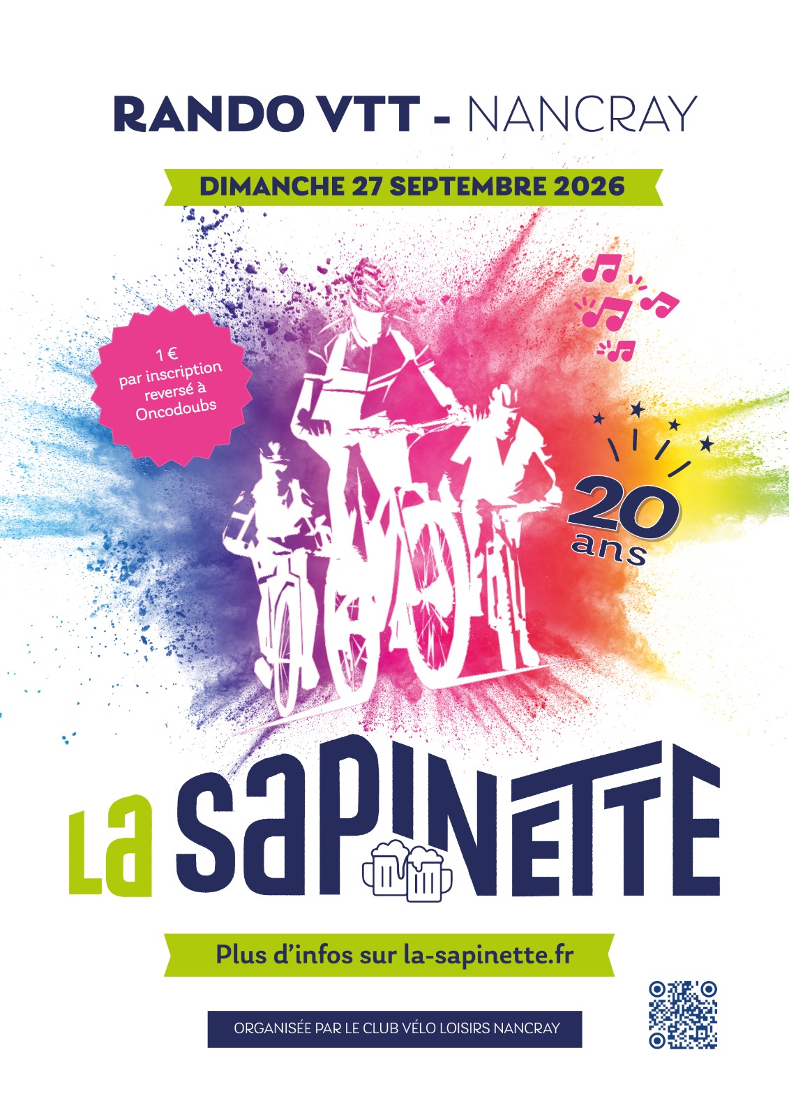 Affiche de La 20ème Sapinette #2026 - Edition anniversaire à Nancray