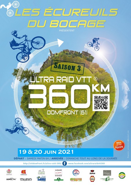 Affiche de Ultra Raid VTT 360 (3ème  édition) à Domfront