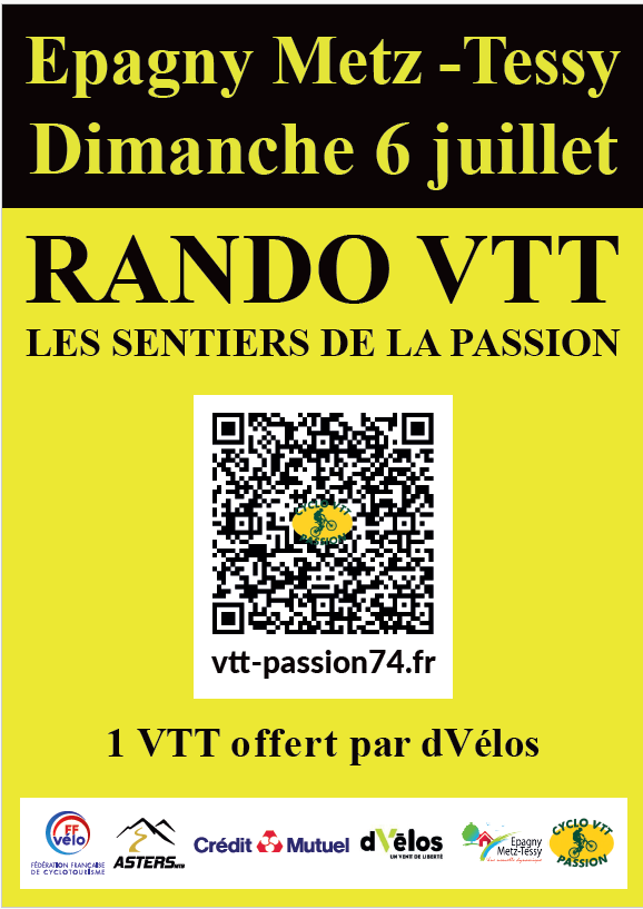 Affiche de La 19ème Rando Les Sentiers de la Passion (Annecy / Epagny) à Épagny