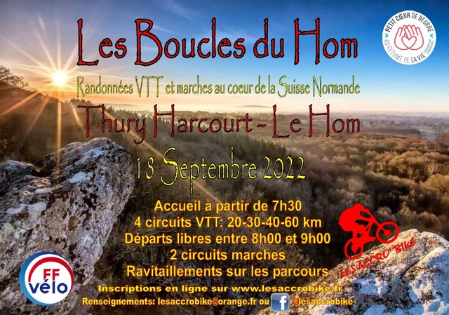 Affiche de Les Boucles du Hom (4ème  édition) à Thury-Harcourt