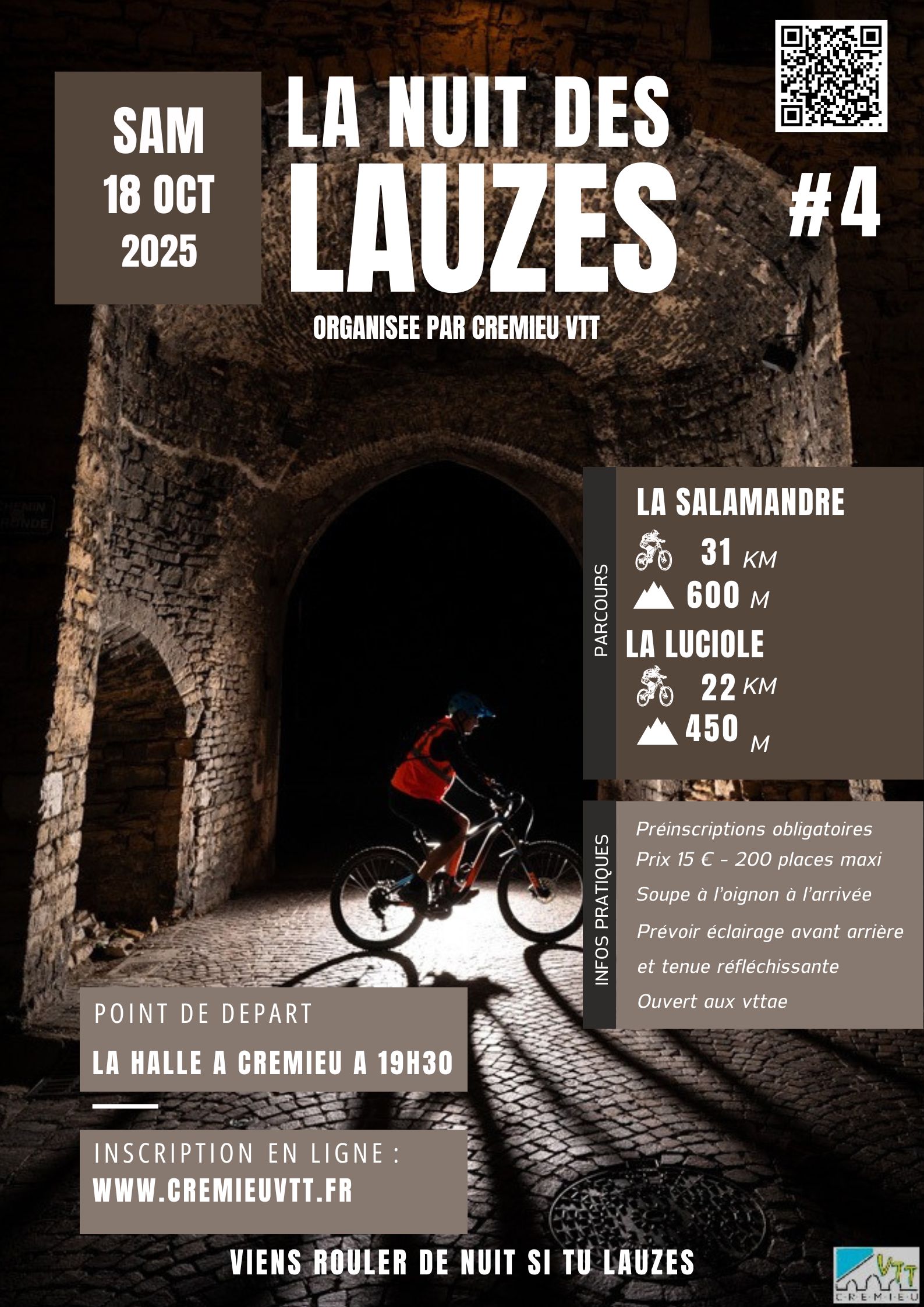 Affiche de La 4ème Nuit des Lauzes à Crémieu