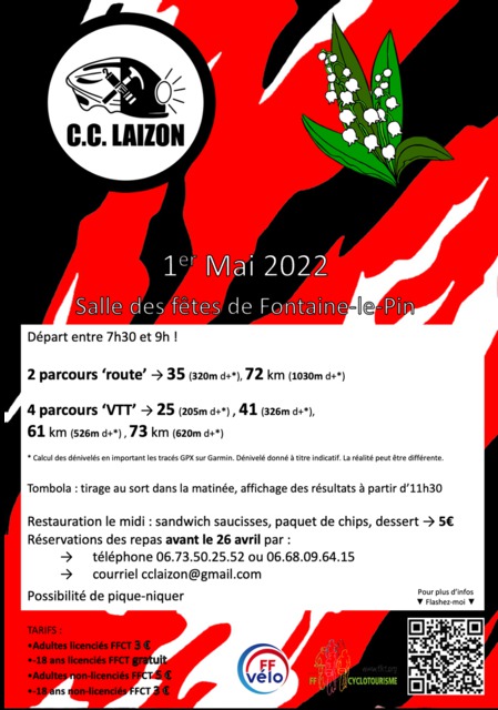 Affiche de Randonnée du Muguet à Potigny