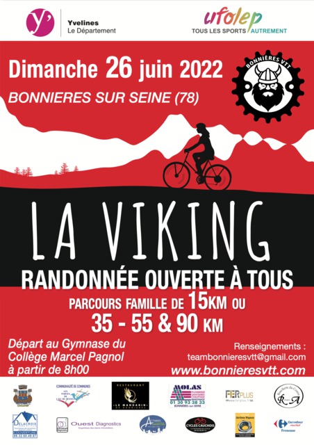 Affiche de La 11ème Viking VTT à Bonnières-sur-Seine