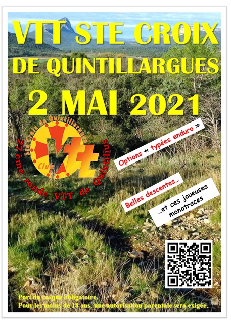 Affiche de La 27ème Ronde de Quintillius à Sainte-Croix-de-Quintillargues