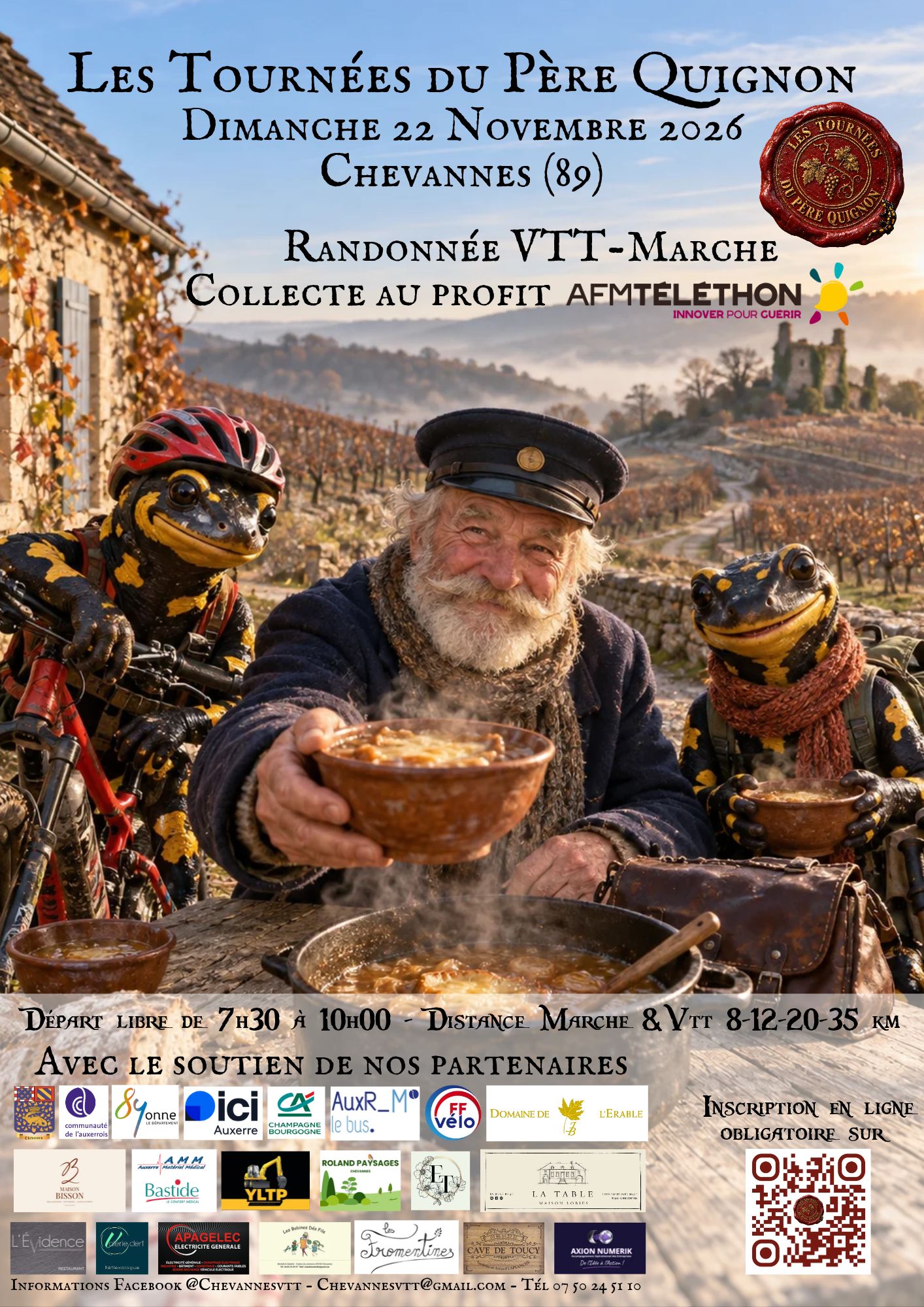 Affiche de Les Tournées du Père Quignon (1ère édition) à Chevannes