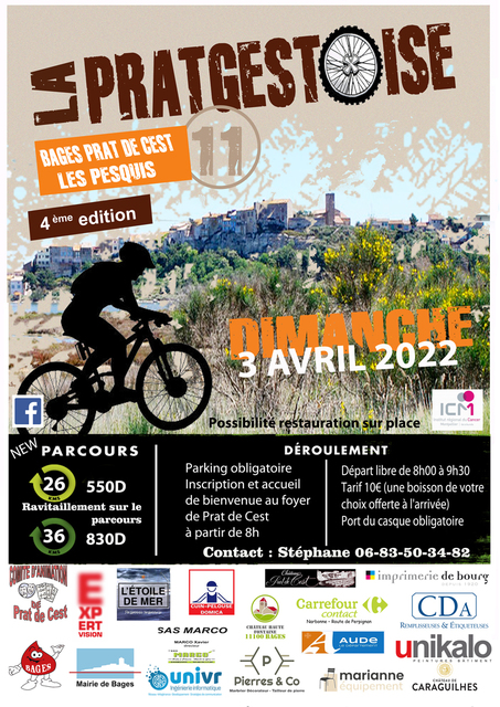 Affiche de La 4ème Pratgestoise à Bages