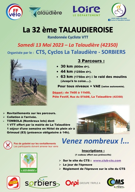Affiche de La 32ème Talaudièroise à La Talaudière