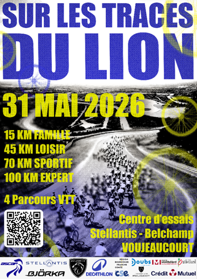 Affiche de Sur les traces du Lion (12ème édition) à Voujeaucourt
