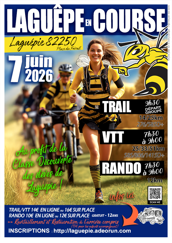 Affiche de Laguêpe en Course (6ème édition) à Saint-Martin-Laguépie