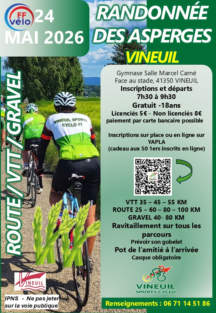 Affiche de La 35ème TRANSVINOLIENNE à Vineuil