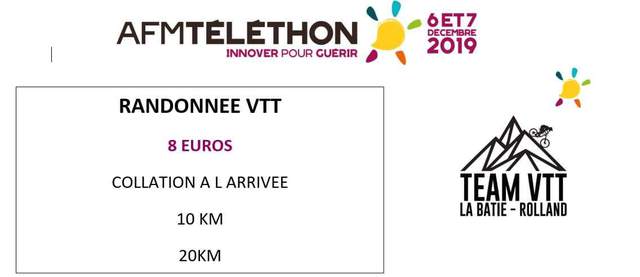Affiche de Randonnée VTT TELETHON Montboucher (1ère  édition) à Montboucher-sur-Jabron