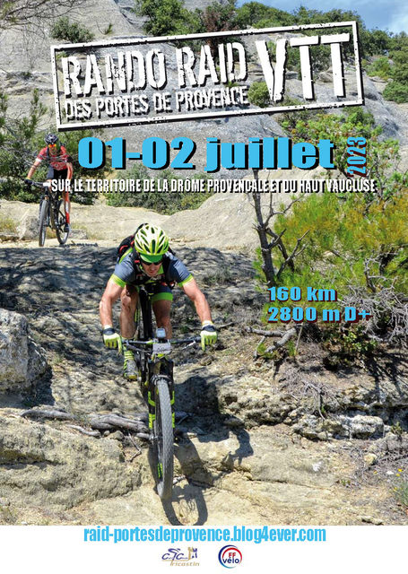 Affiche de Rando Raid VTT des portes de Provence - !! Attention, édition ANNULEE !! (4ème  édition) à Montbrison