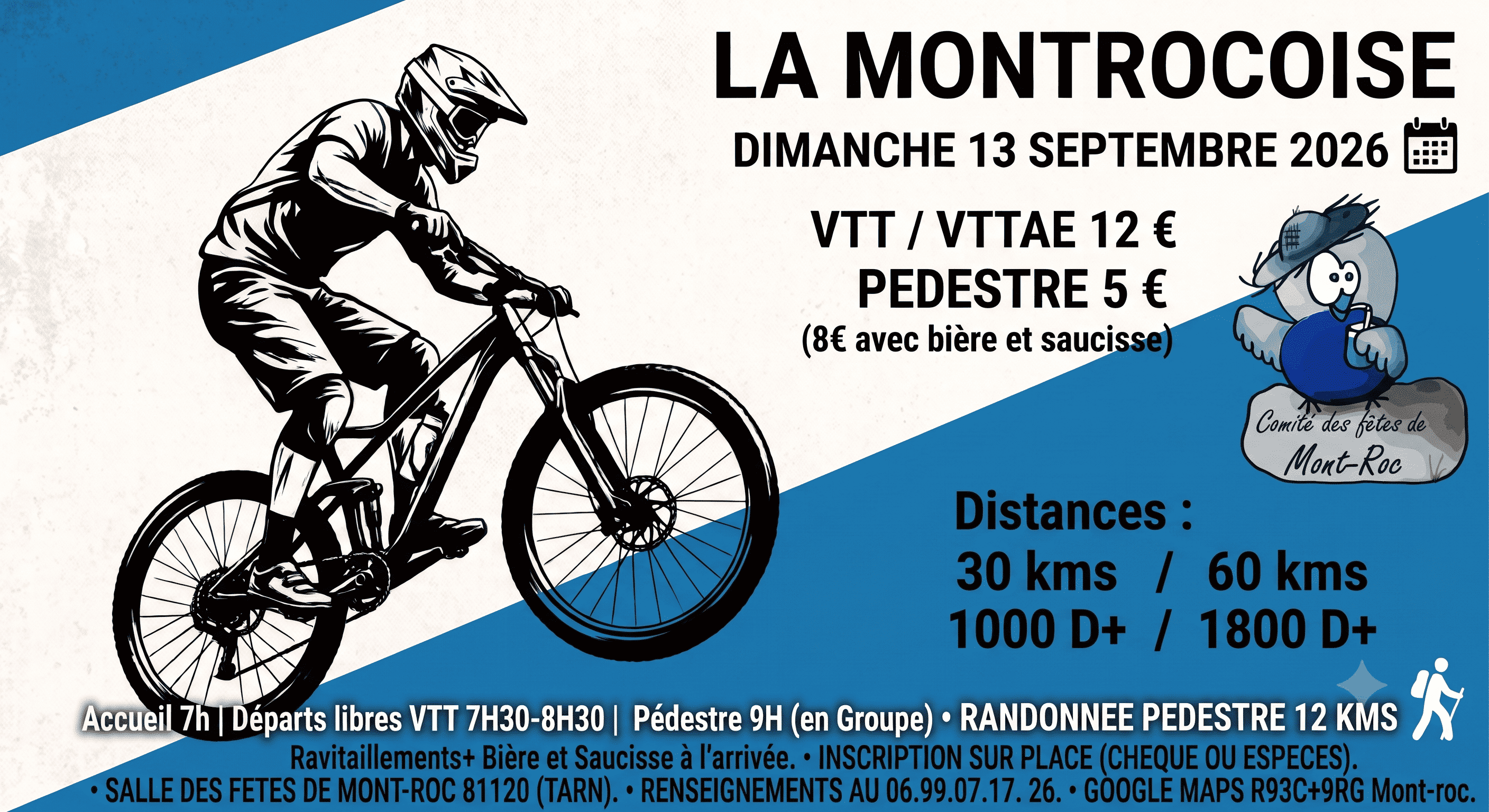 Affiche de La 5ème MONTROCOISE à Mont-Roc