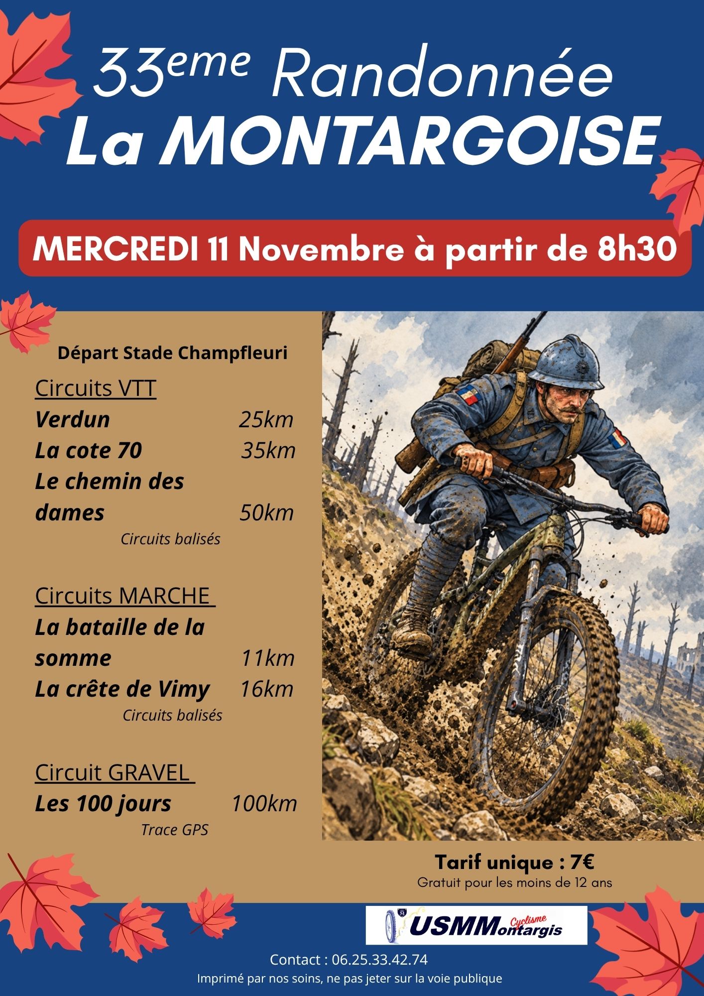 Affiche de La 33ème Montargoise à Montargis