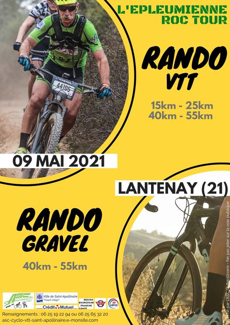 Affiche de EPLEUMIENNE ROC TOUR VTT&GRAVEL (9ème  édition) à Lantenay