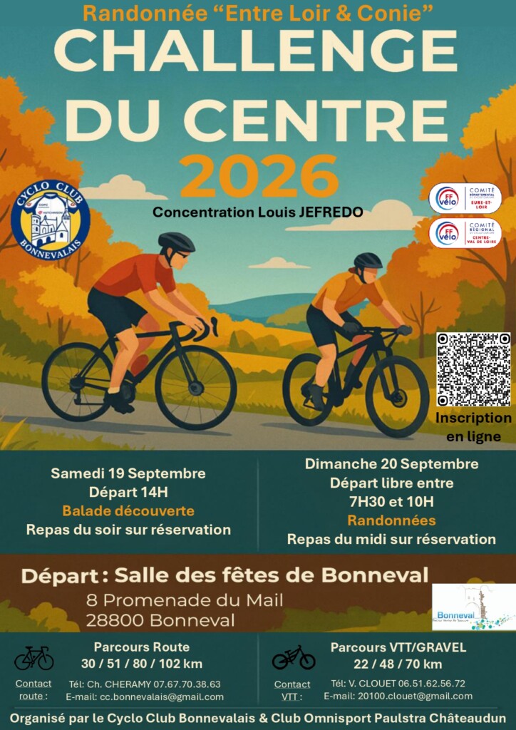 Affiche de CHALLENGE DU CENTRE (1ère édition) à Bonneval