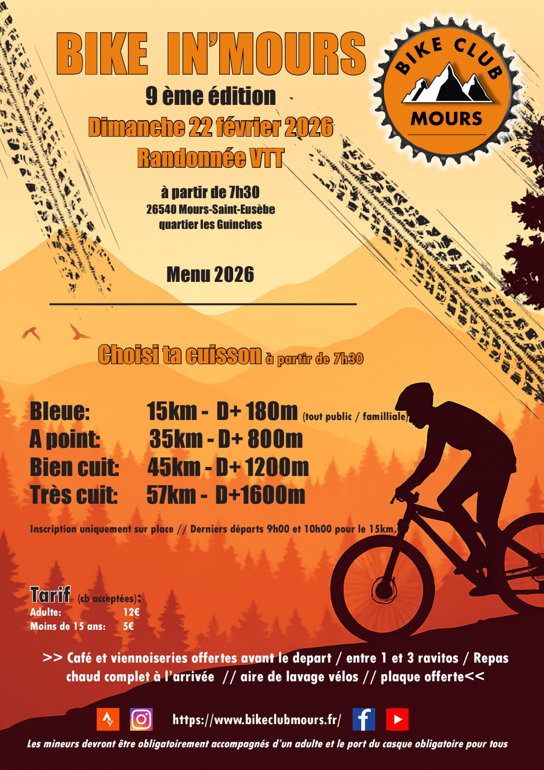 Affiche de La 9ème BIKE IN MOURS à Mours-Saint-Eusèbe