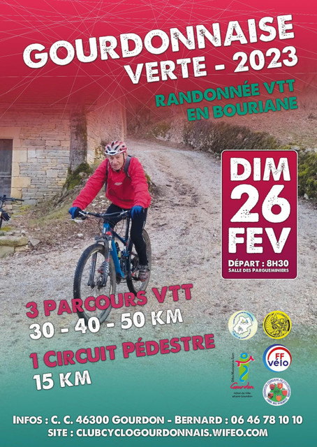 Affiche de La Gourdonnaise Verte - Vtt - Marche à Gourdon