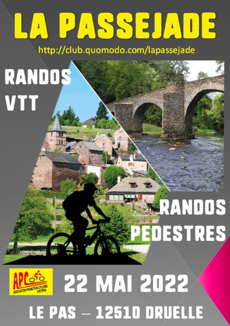 Affiche de La 6ème PASsejade au PAS (Aveyron) à Druelle