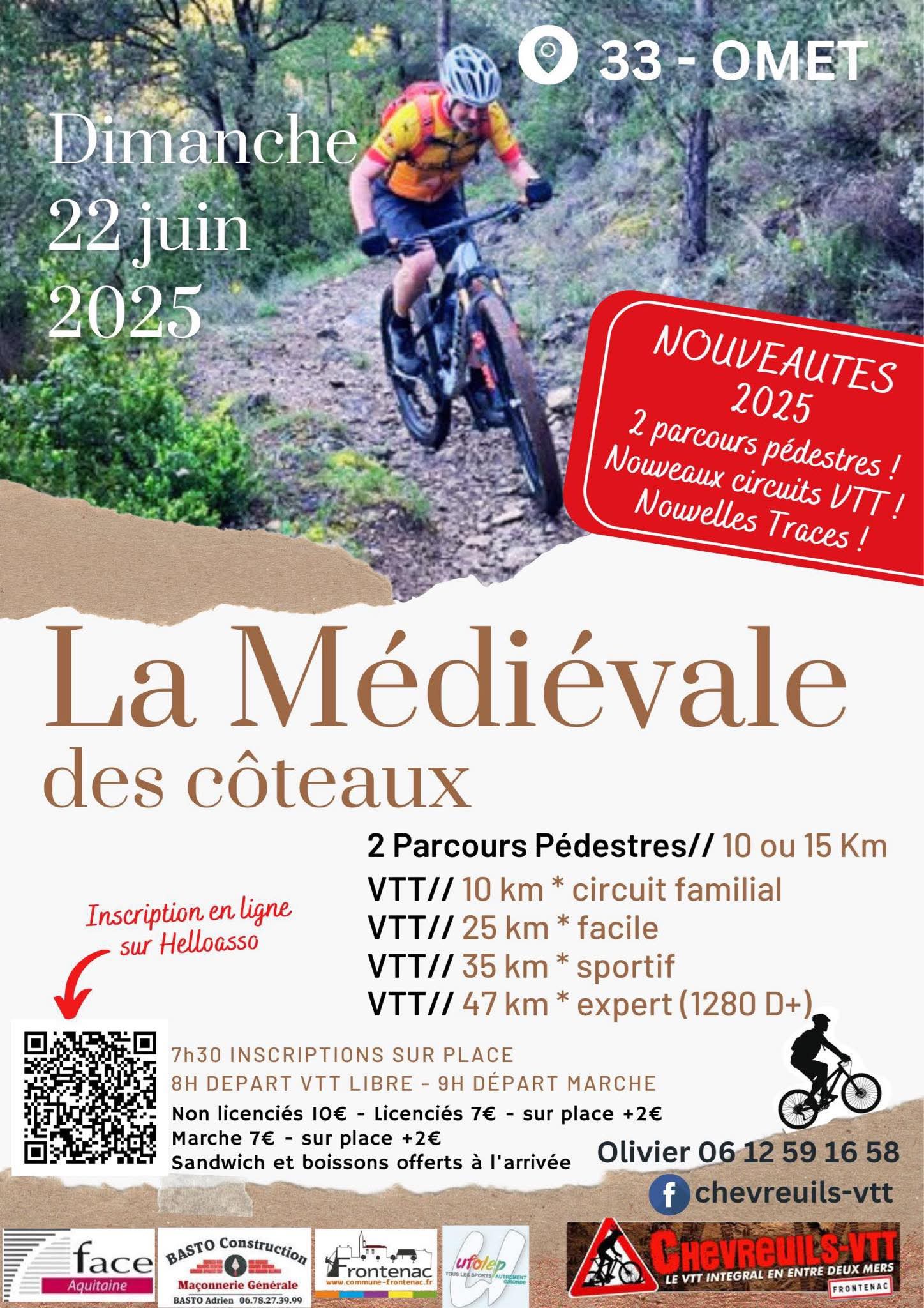 Affiche de La Médiévale des coteaux. à Omet