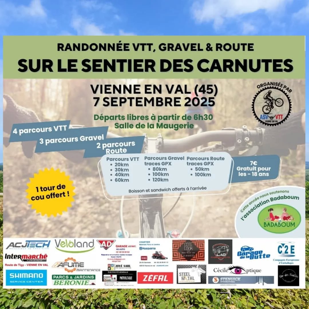 Affiche de Sur le Sentier des Carnutes (31ème édition) à Vienne-en-Val