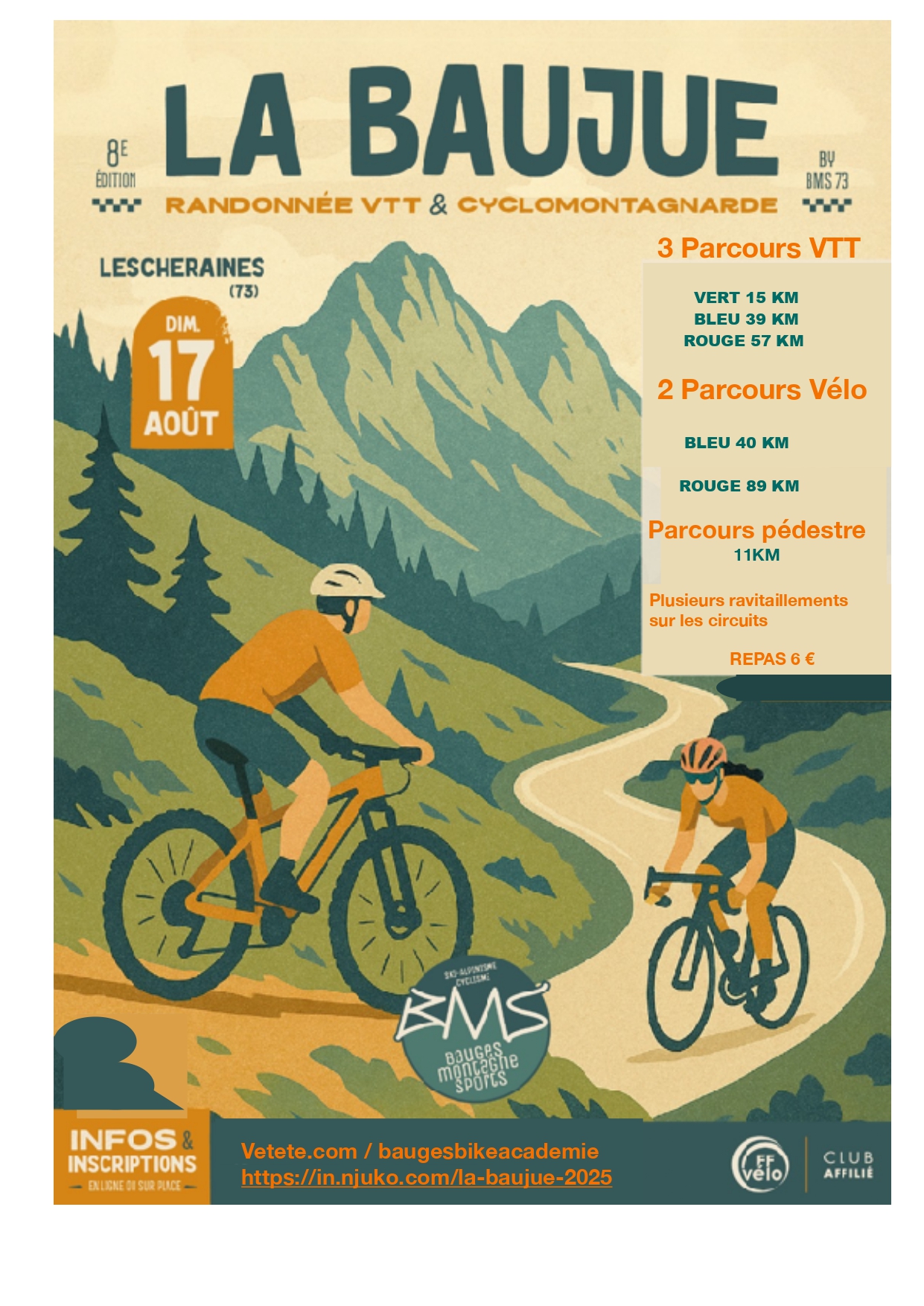 Affiche La 8ème Baujue 2025