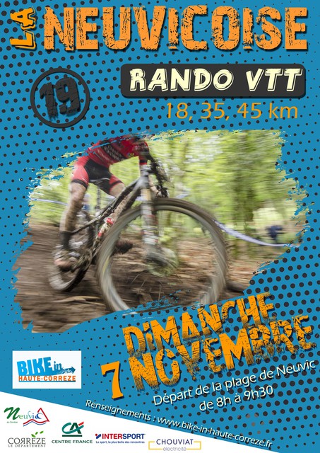 Affiche de Rando VTT la Neuvicoise à Neuvic