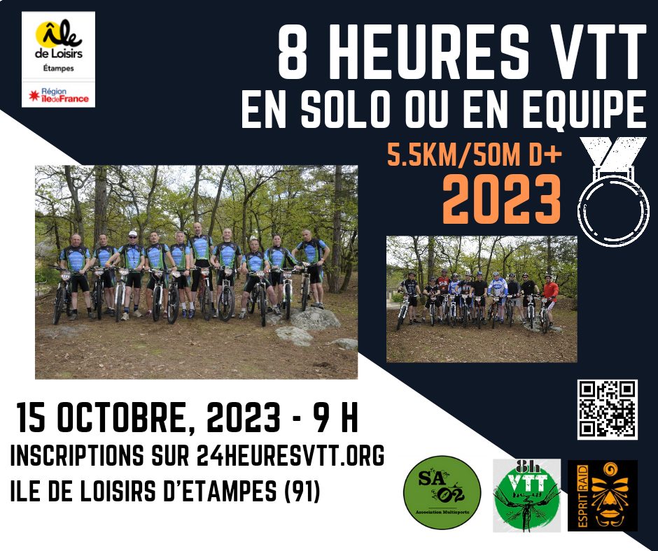 Affiche de 8h VTT à Étampes