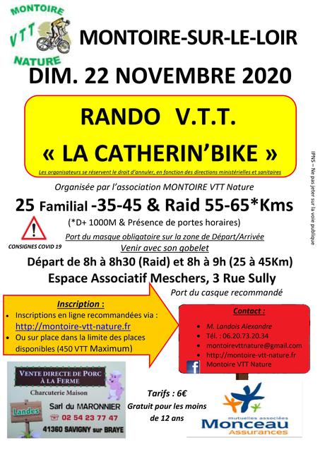 Affiche de La 13ème Catherin' Bike à Montoire-sur-le-Loir