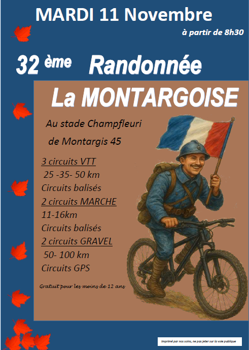 Affiche de Une randonnée VTT à Montargis