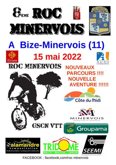 Affiche de ROC MINERVOIS (8ème  édition) à Bize-Minervois