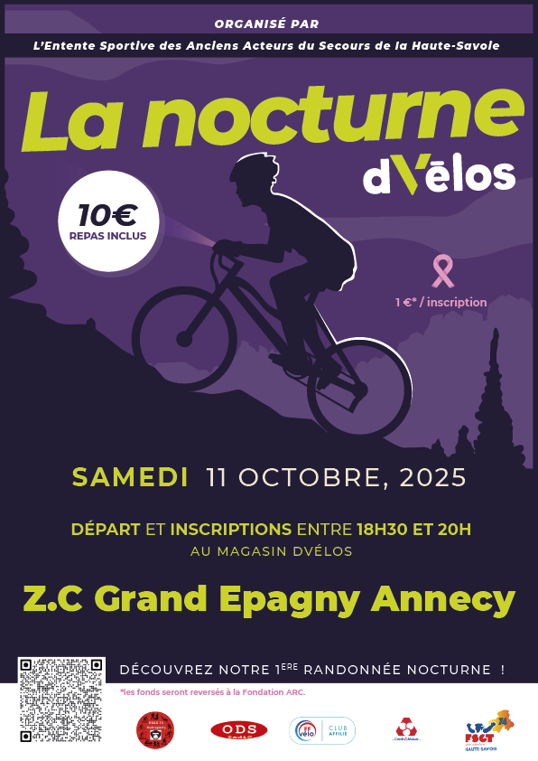 Affiche de "1ère Randonnée éclairée pour les allumés des sentiers" (1ère édition) à Sillingy