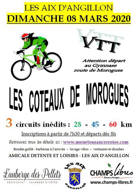 Affiche de LES COTEAUX DE MOROGUES (28ème  édition) aux Aix-d'Angillon