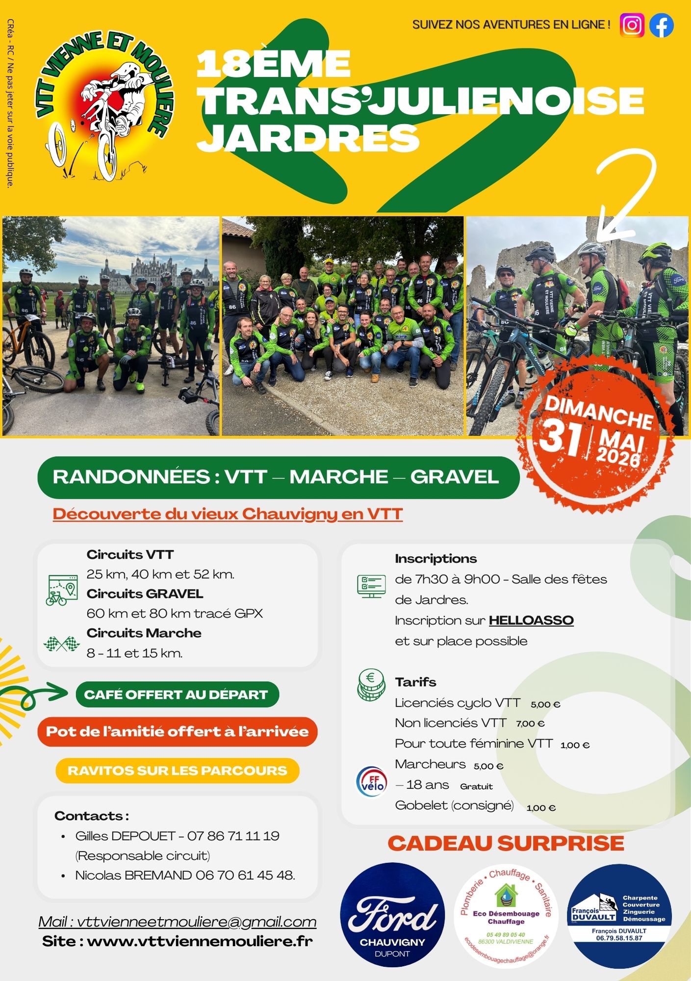 Affiche de Trans'Julienoise (18ème édition) à Jardres