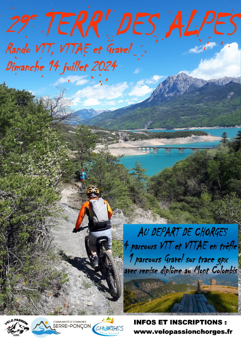 Affiche de La 29ème RANDO VTT et GRAVEL à Chorges