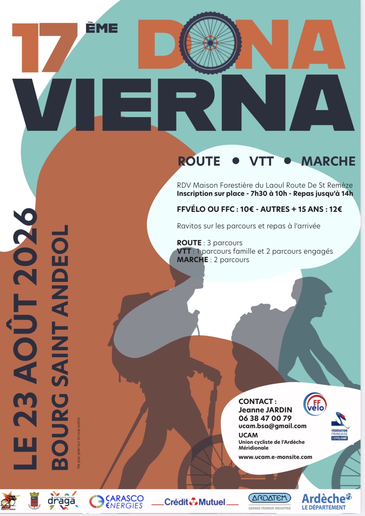Affiche de DONA VIERNA (17ème édition) à Bourg-Saint-Andéol